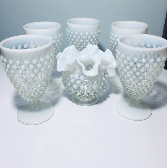 Other - Vintage Antique Opalescent Hobnail Glass, rare to